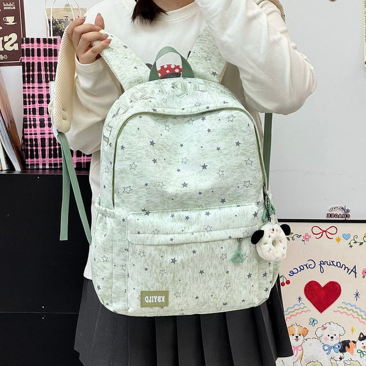 Star-Printed Casual Backpack Kalsten