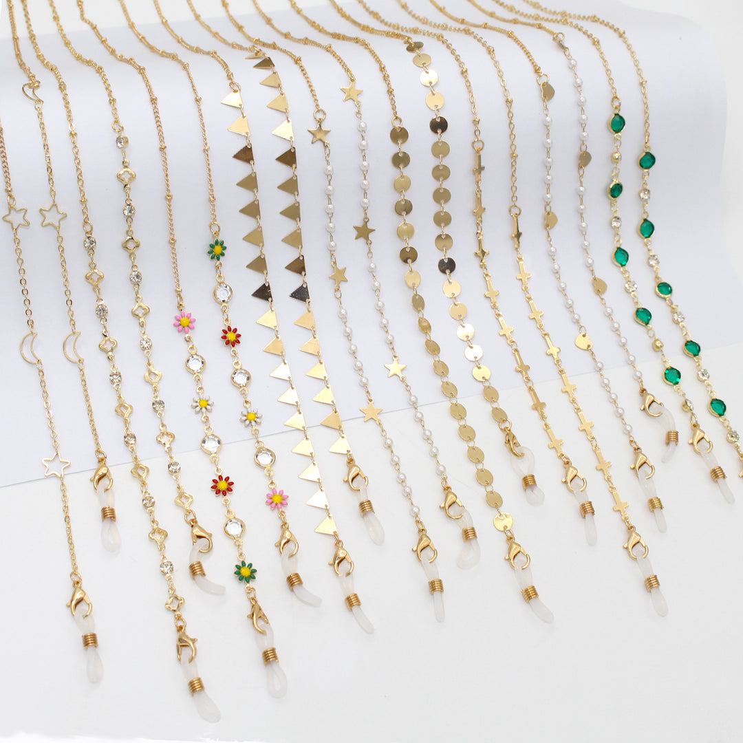 Elegant Star-Linked Eyewear Chain Kalsten