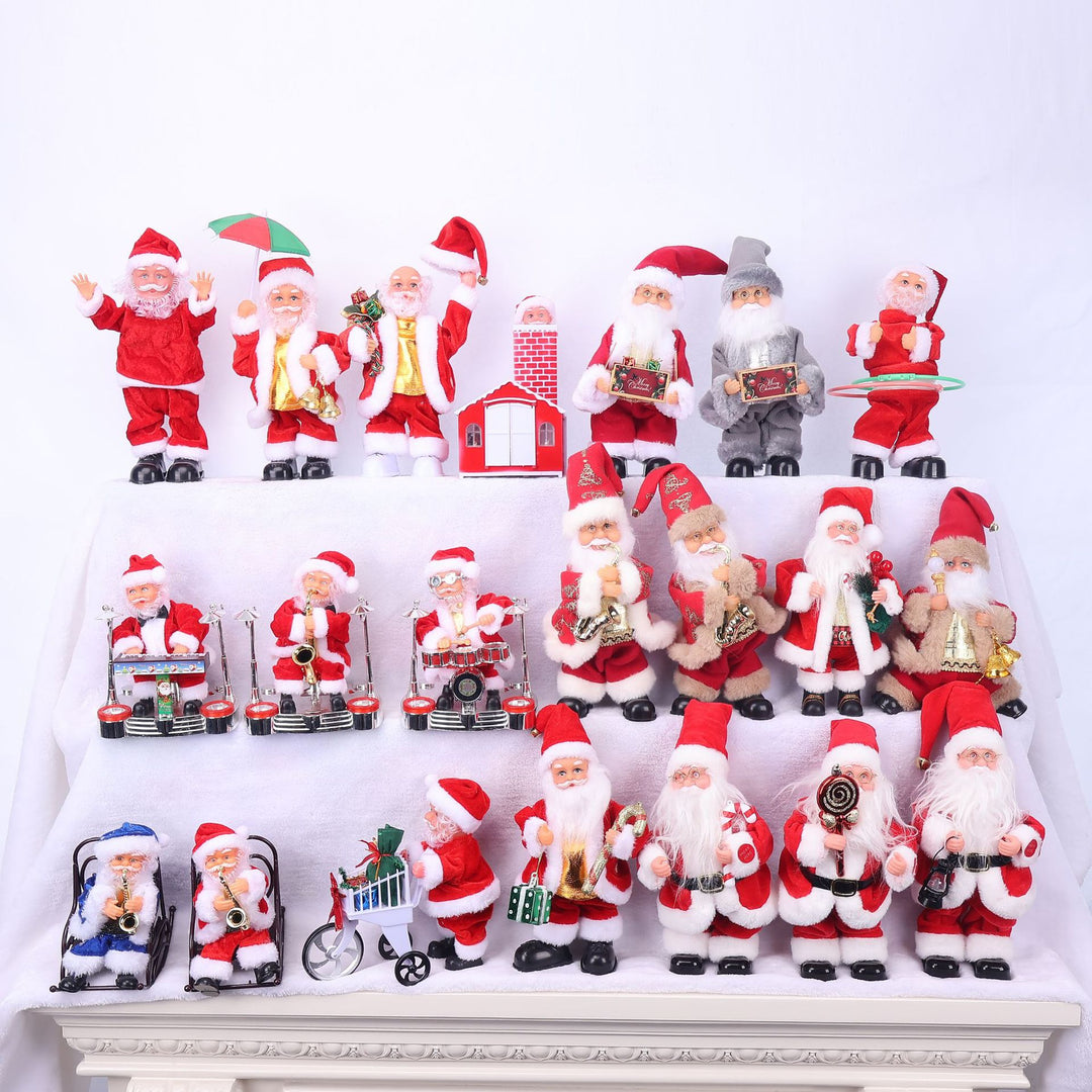 Decorative Santa Claus figure with candy