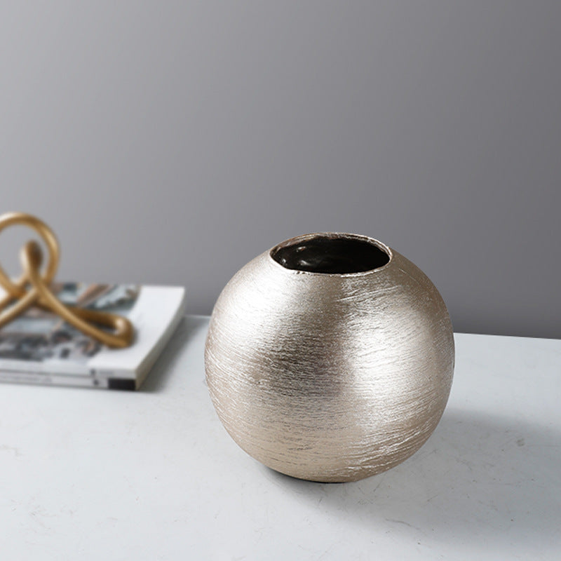 Contemporary Decorative Round Vase