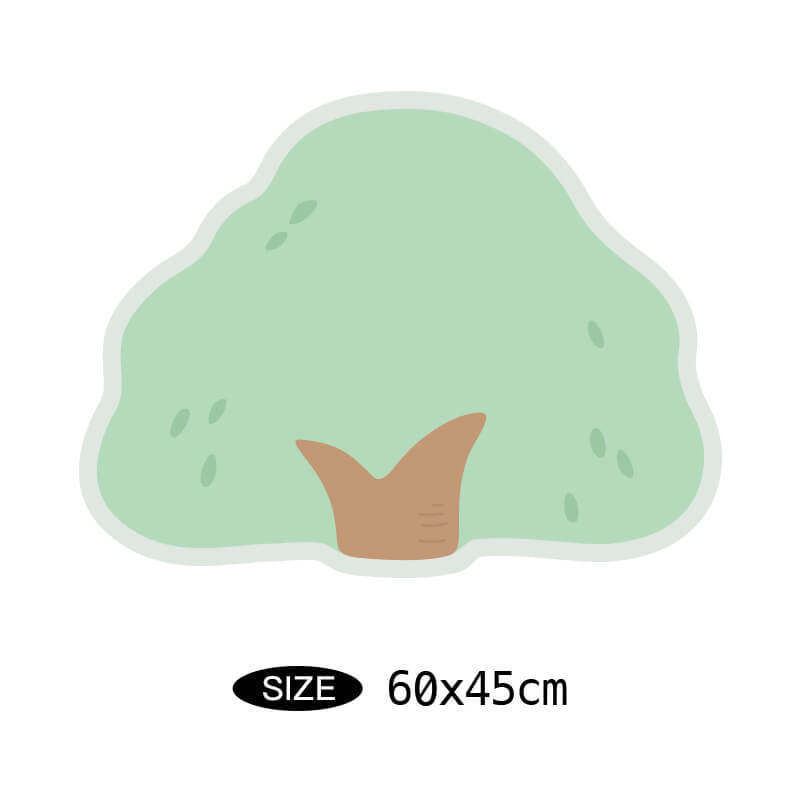 Decorative Bird-Shaped Area Mat
