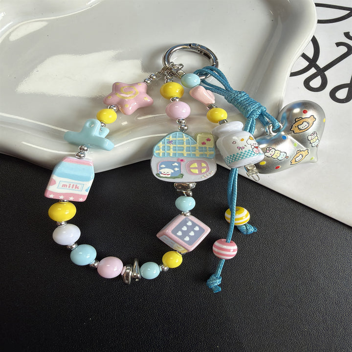 Playful Themed Charm Phone Lanyard Kalsten