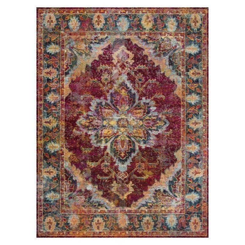 Vintage Floral Patterned Area Rug