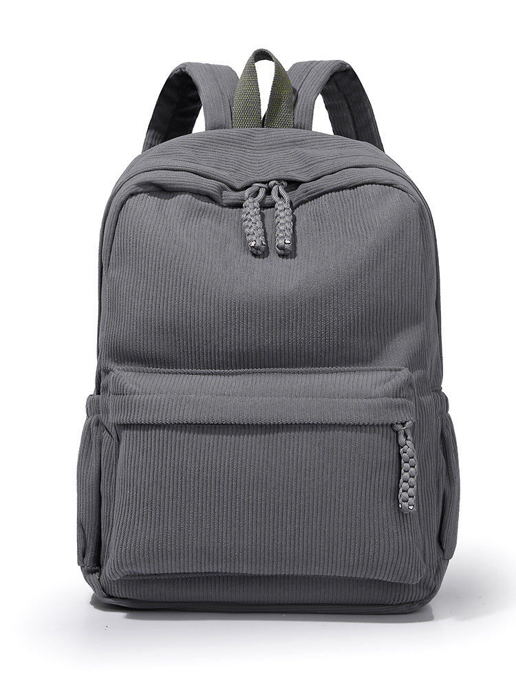 Casual Corduroy Backpack Kalsten
