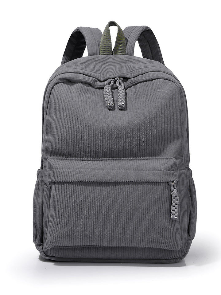 Casual Corduroy Backpack Kalsten