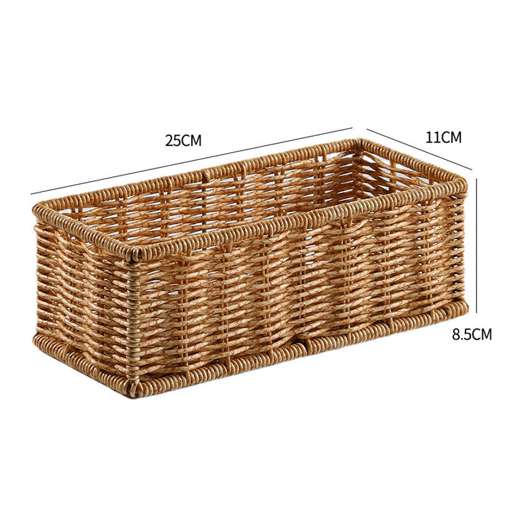 Rectangular Woven Storage Basket Kalsten