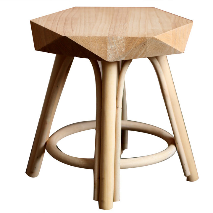 Modern stool made of solid wood Kalsten
