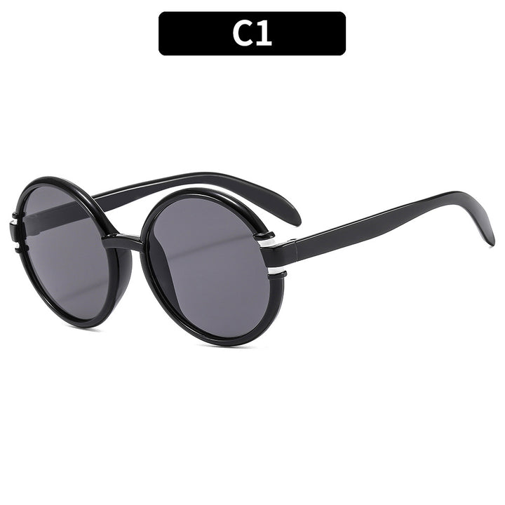 Fashion-Forward Round Sunglasses