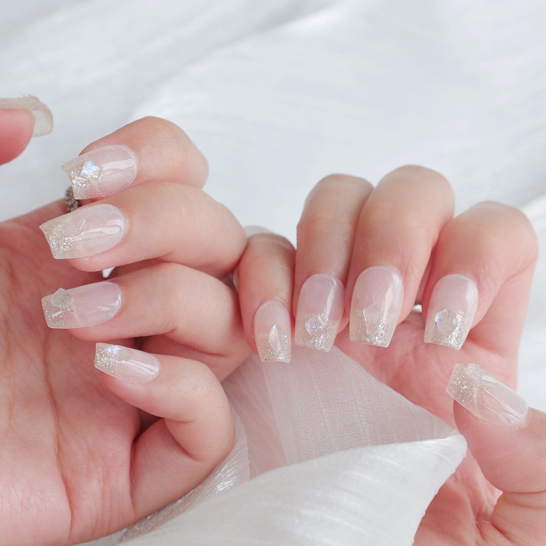 Butterfly-Embellished Press-On Nail Set