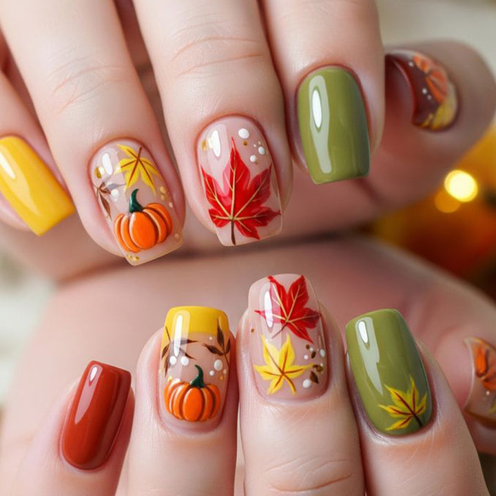 Artistic Seasonal Nail Art Design Kalsten