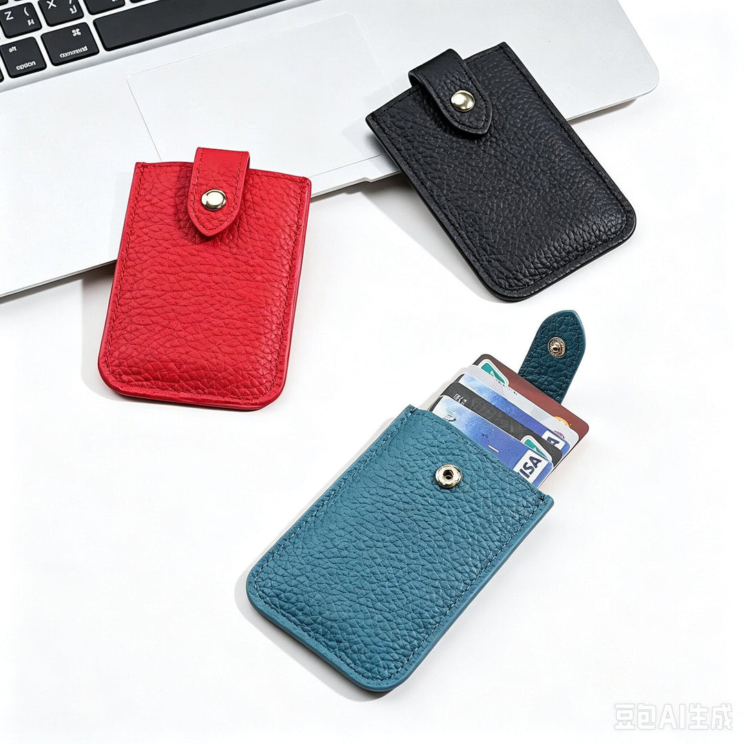 Leather RFID-Blocking Card Holder