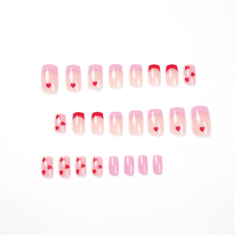 Artistic Nail Art with Heart Designs Kalsten