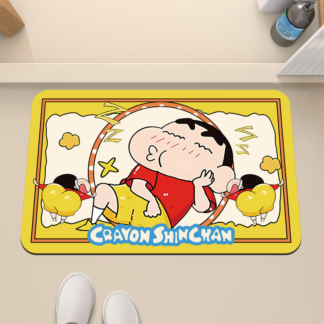 Cartoon Character Themed Bath Mat