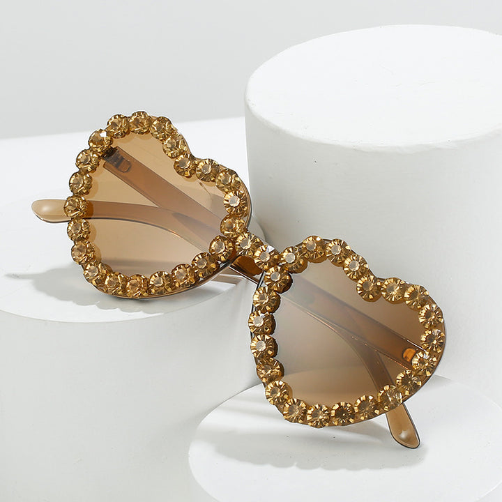Heart-Shaped Glamorous Sunglasses Kalsten