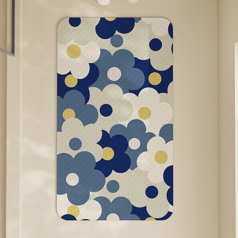Floral Non-Slip Bath Mat Kalsten