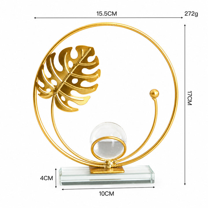 Decorative Leaf-Shaped Candle Holder