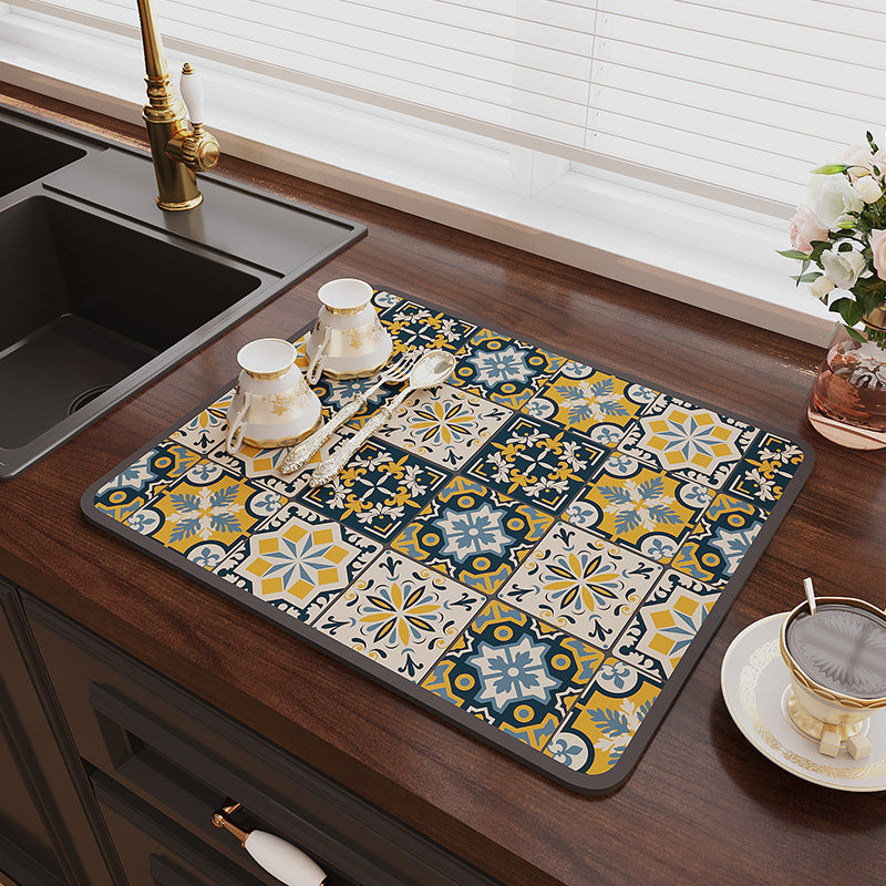 Decorative Kitchen Sink Mat Kalsten