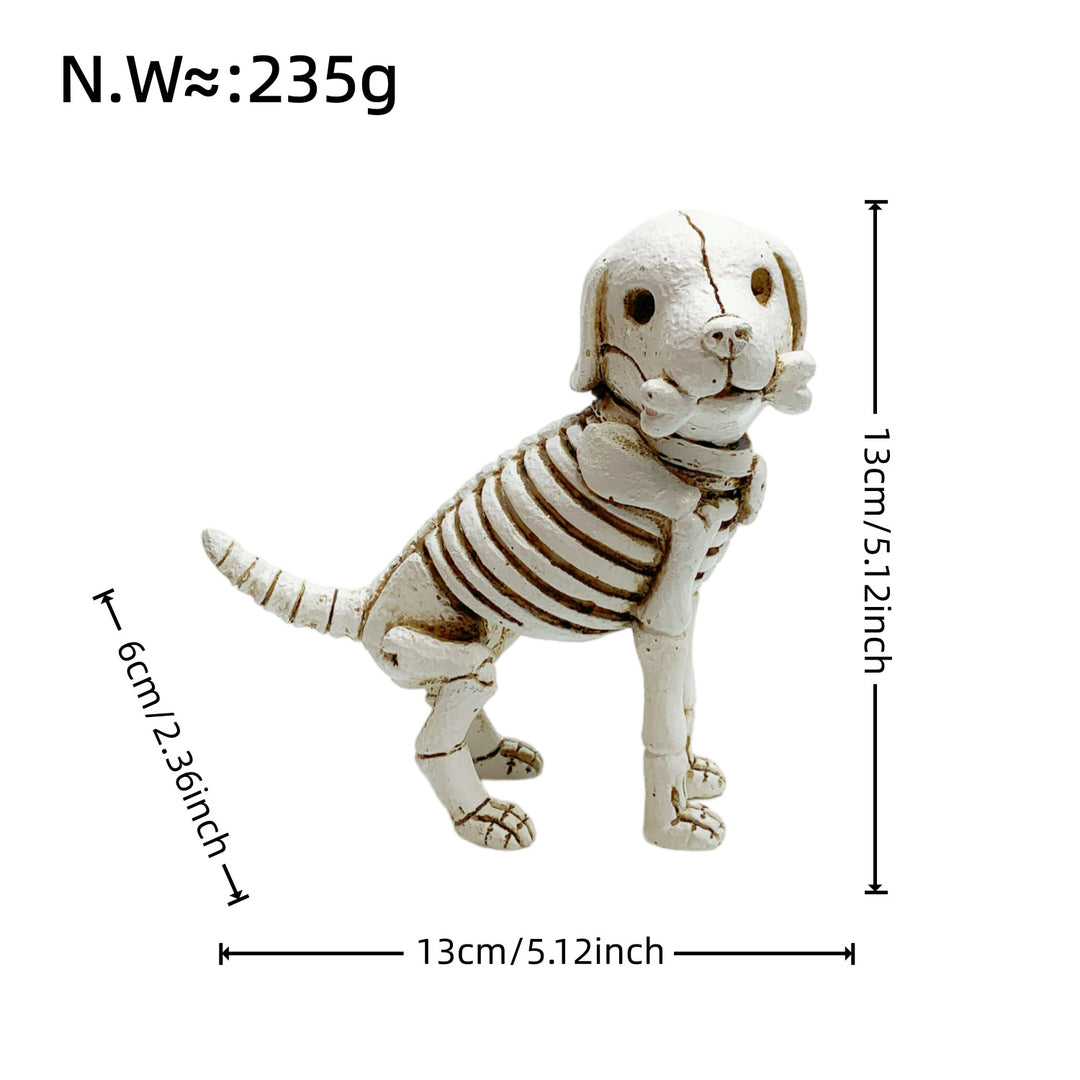 Decorative Dog Skeleton Figurine Kalsten