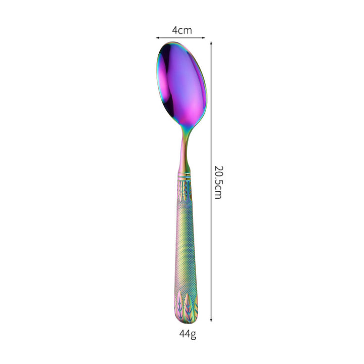 Elegant teaspoon with artistic handle design Kalsten