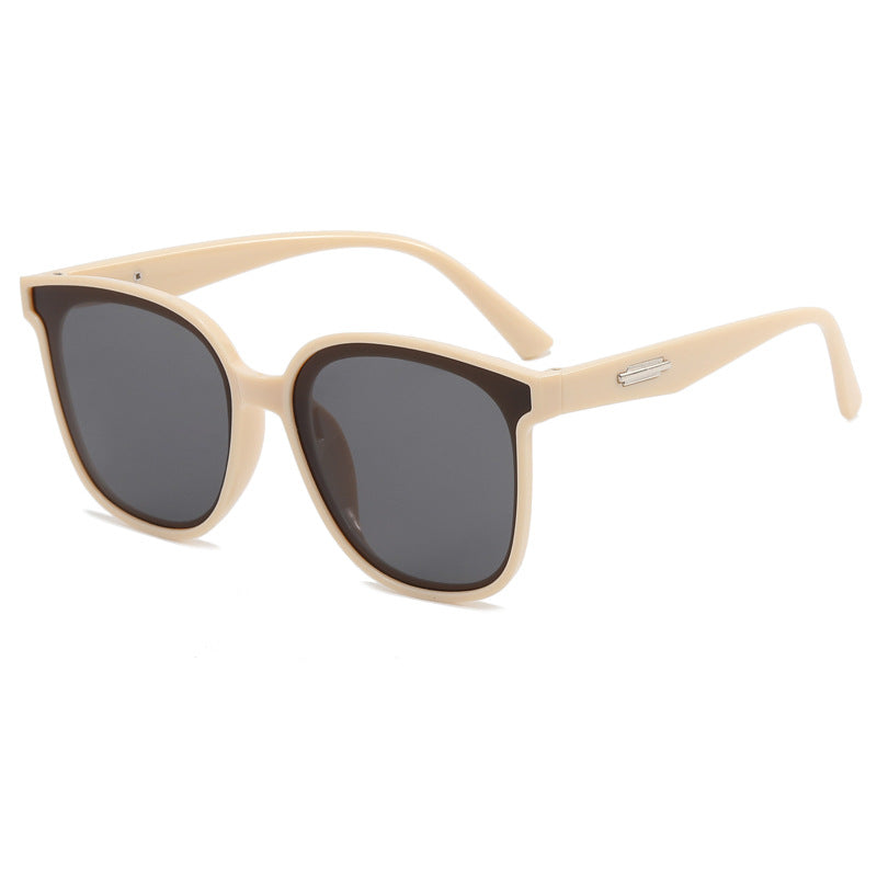 Ladies fashionable oversized sunglasses with combined frame Kalsten