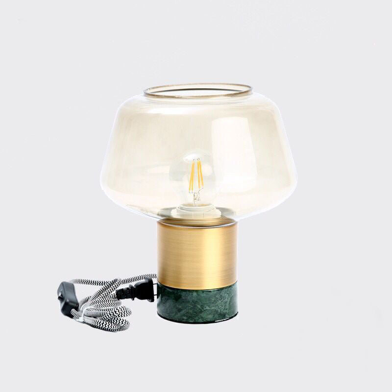 Artistic Table Lamp with Geometric Design