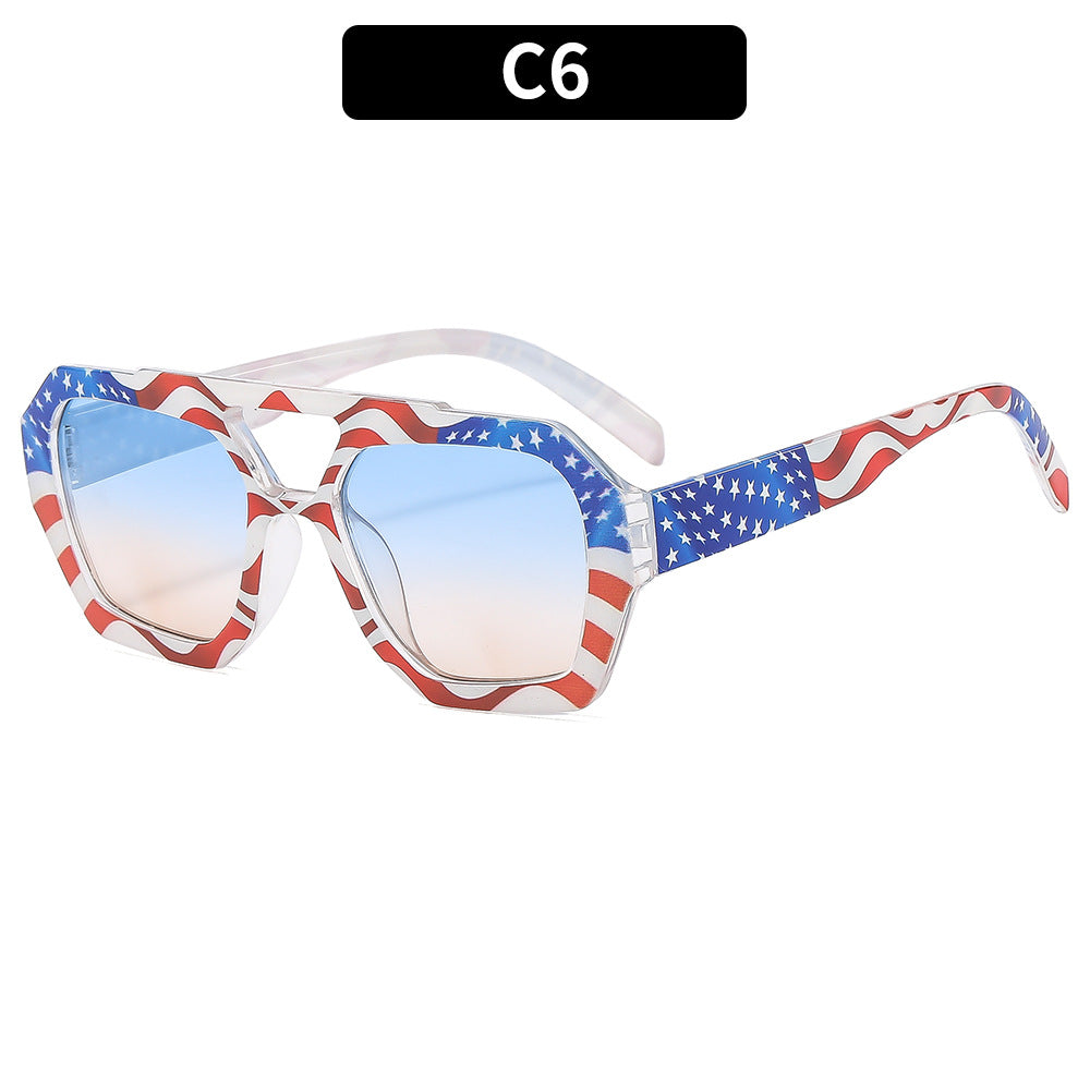 Artistic Bold Geometric Sunglasses