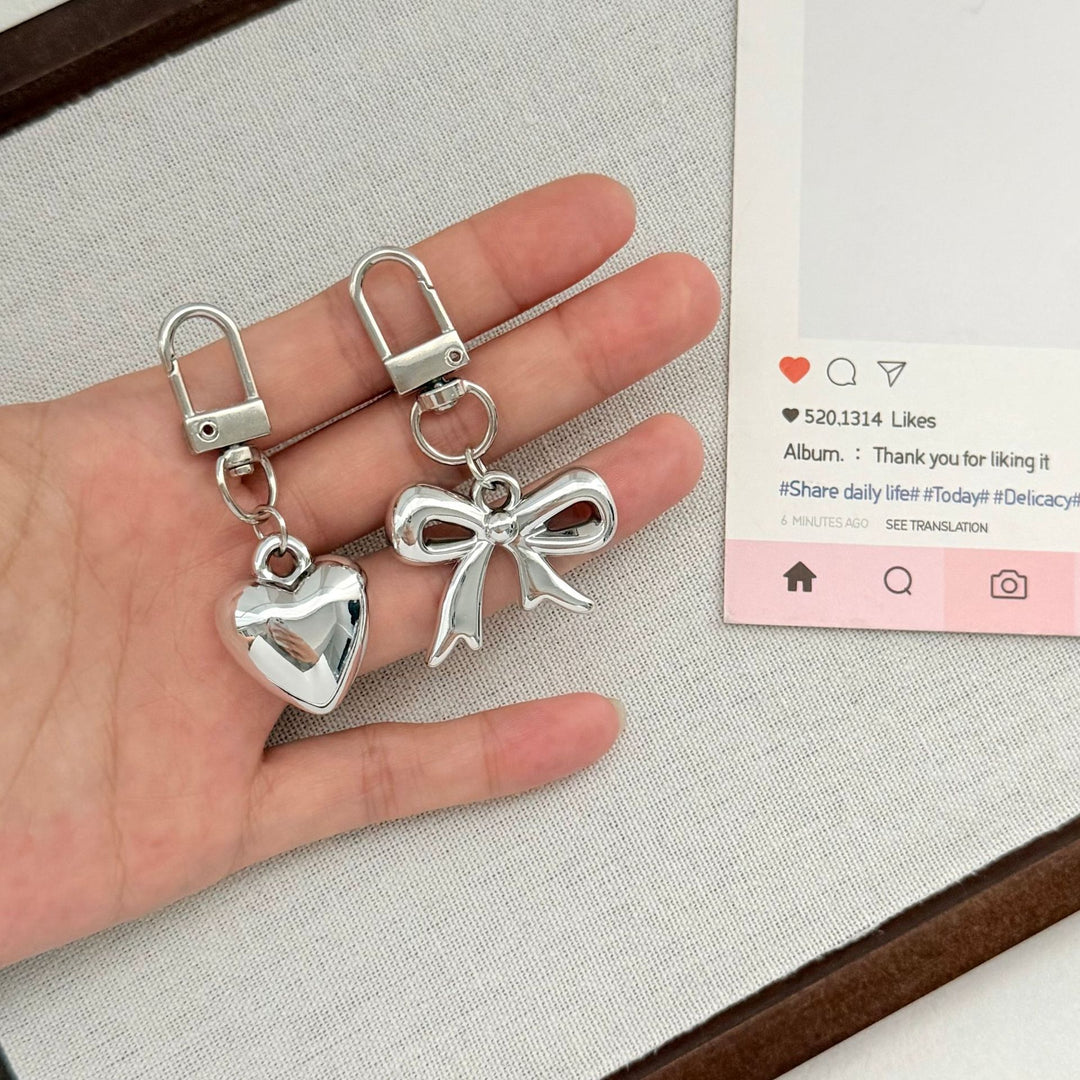 Heart-Shaped Clip-On Keychain Kalsten