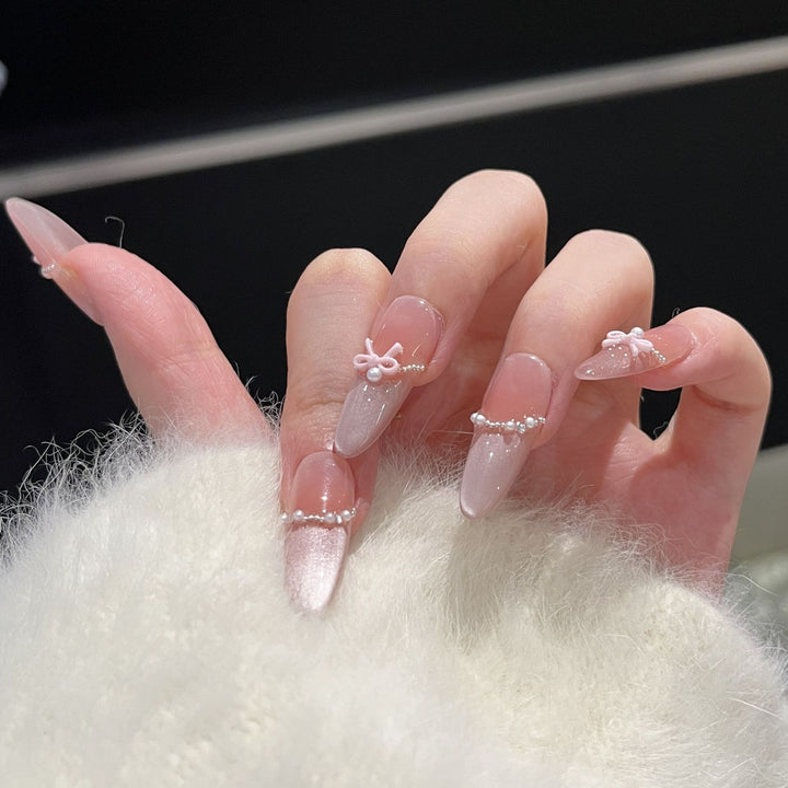 Elegant Decorative Stiletto Press-On Nails Kalsten