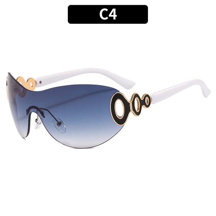 Fashion-Forward Shield Sunglasses
