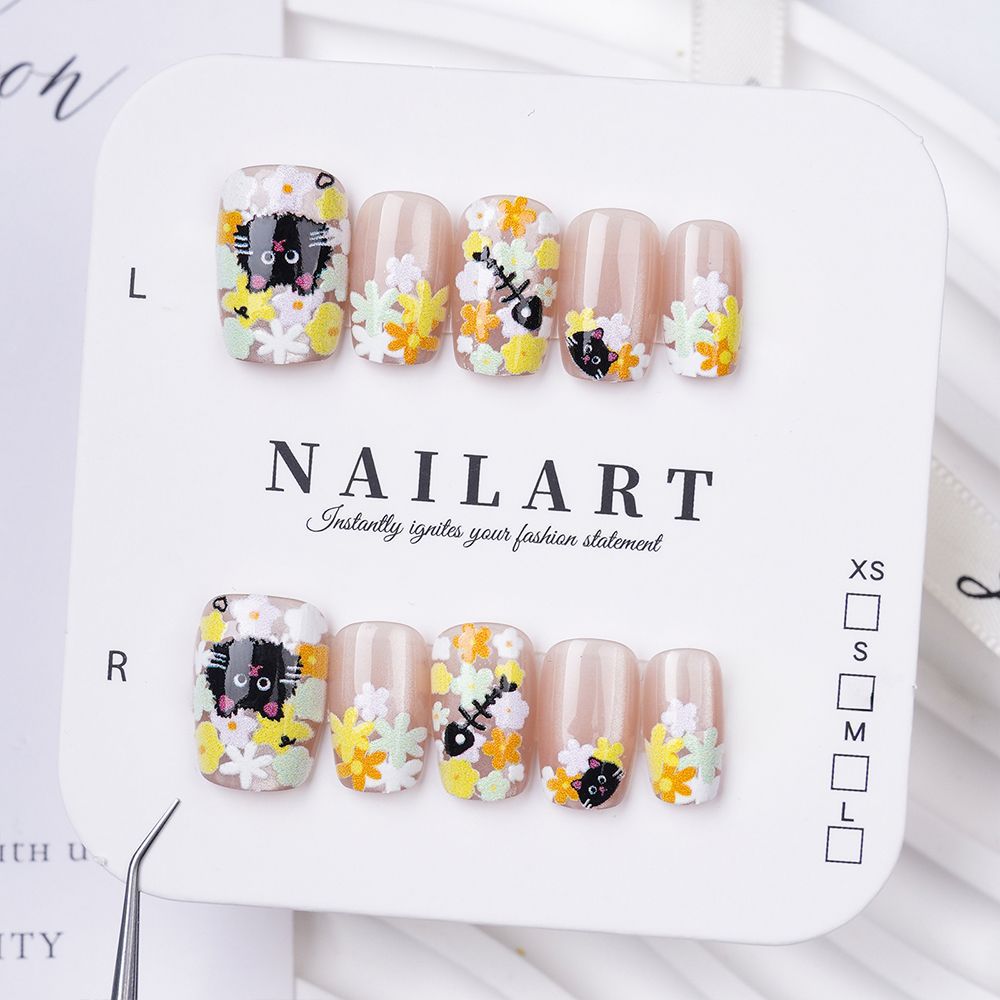 Creative Thematic Press-On Nail Set Kalsten