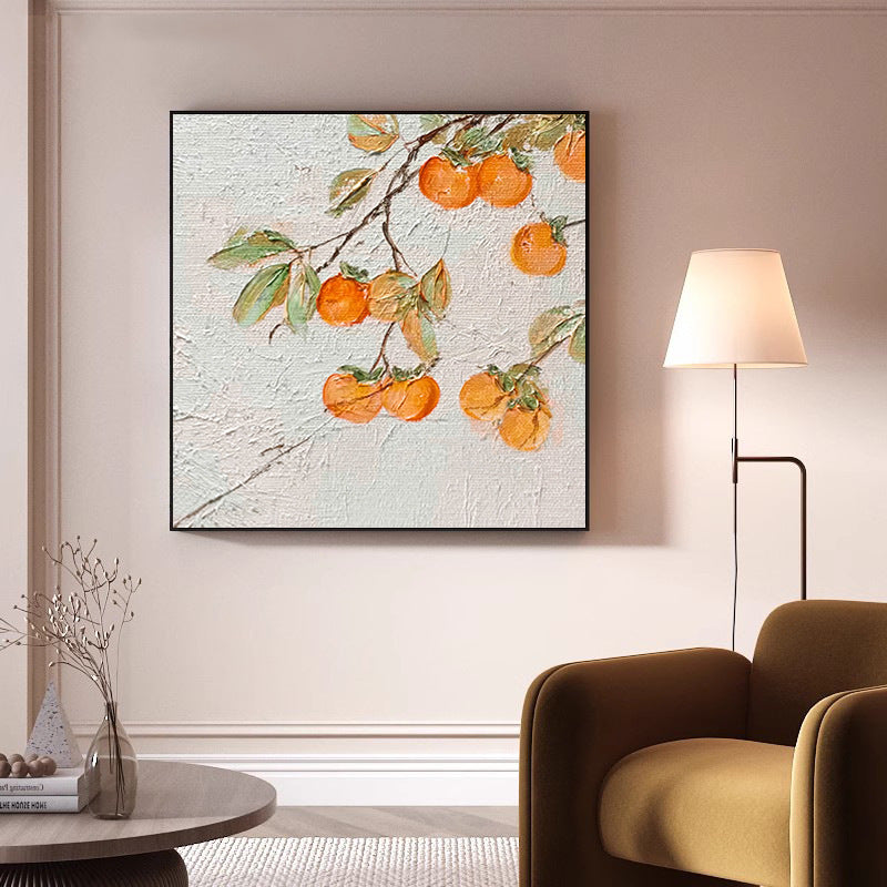 Abstract Fruit Branch Canvas Art