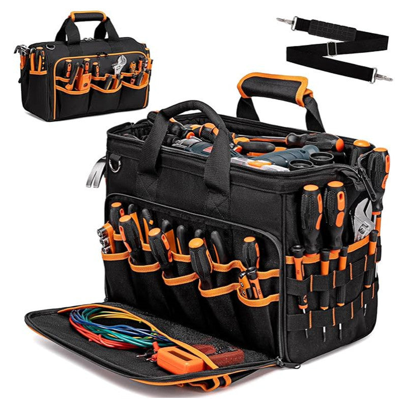 Tool bag with ergonomic design and versatile compartments Kalsten