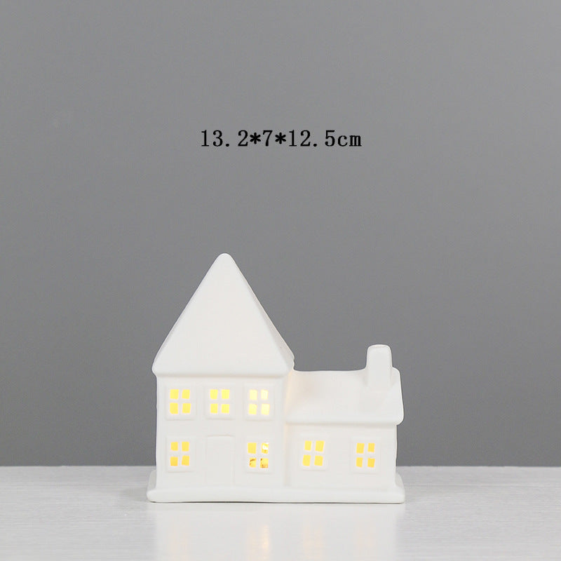 Decorative Ceramic House Candle Holder Kalsten