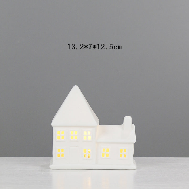 Decorative Ceramic House Candle Holder Kalsten