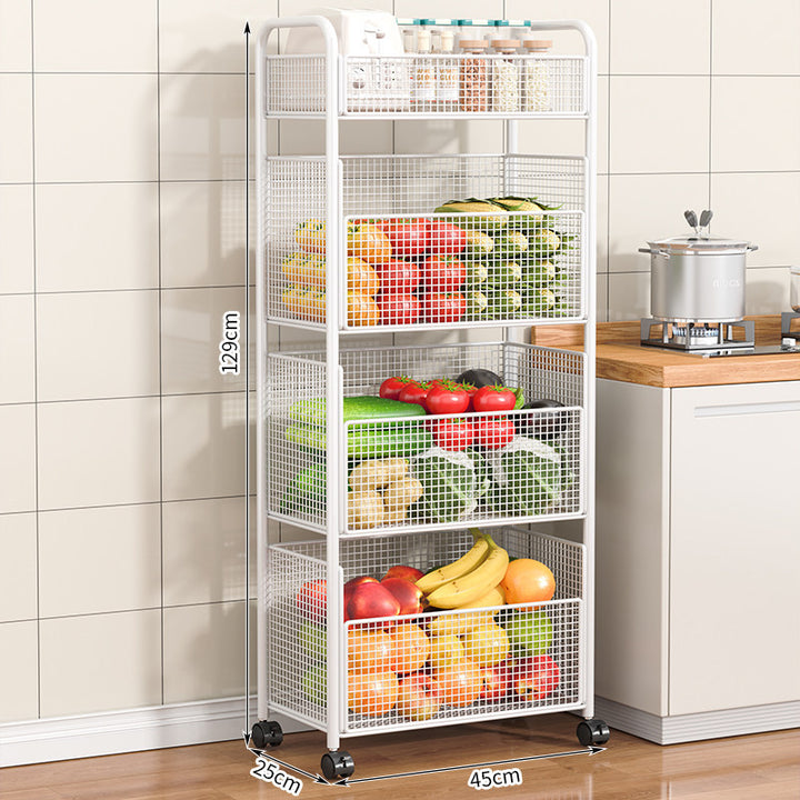 Rolling Kitchen Storage Rack Kalsten