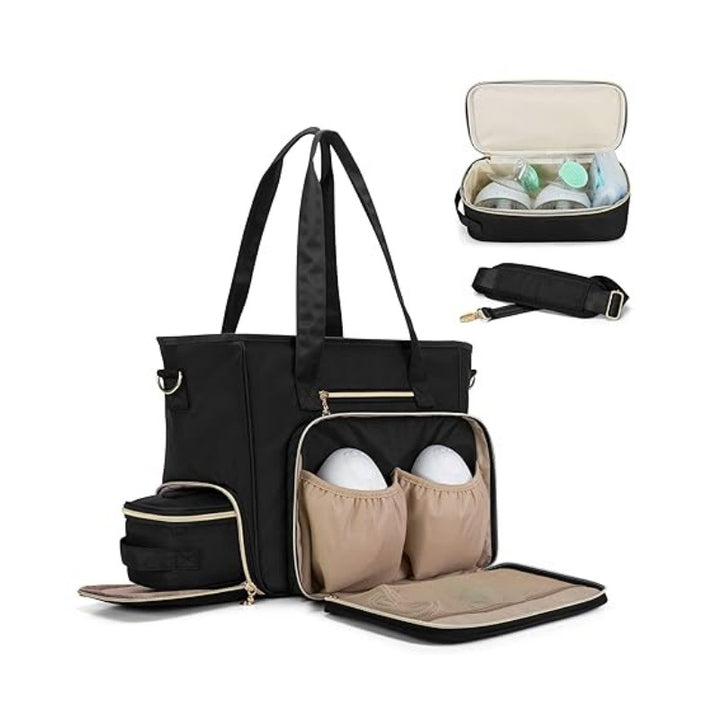 Multifunctional diaper bag with insulated compartments Kalsten