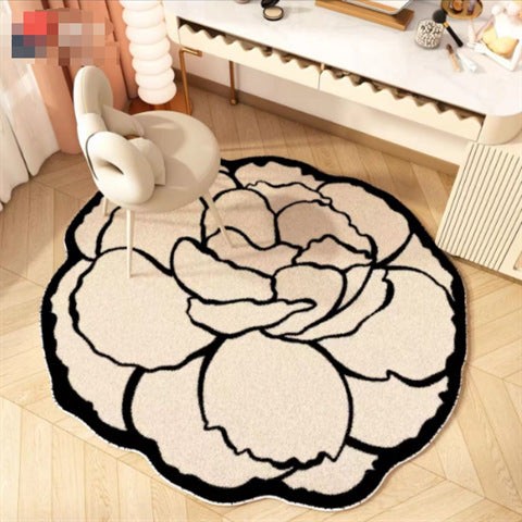 Floral Shaped Area Rug
