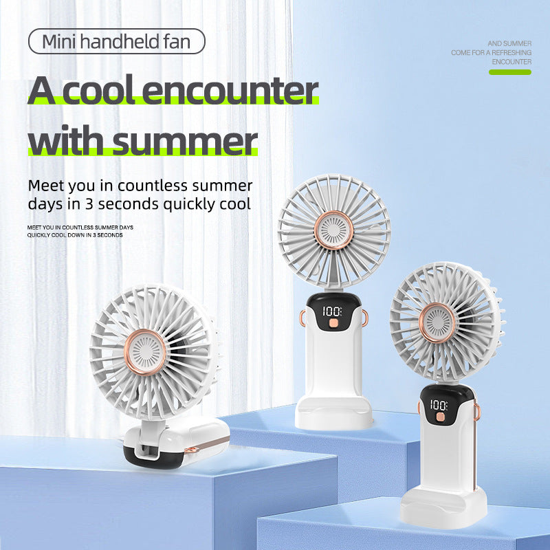 Women's portable table fan with LED display Kalsten