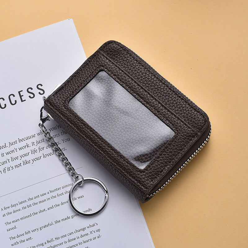 Textured  Zip Around Card Holder Kalsten