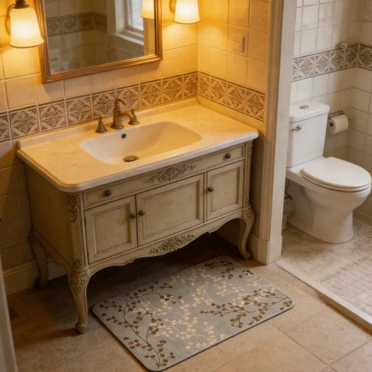 Geometric Pattern Soft Bath Mat