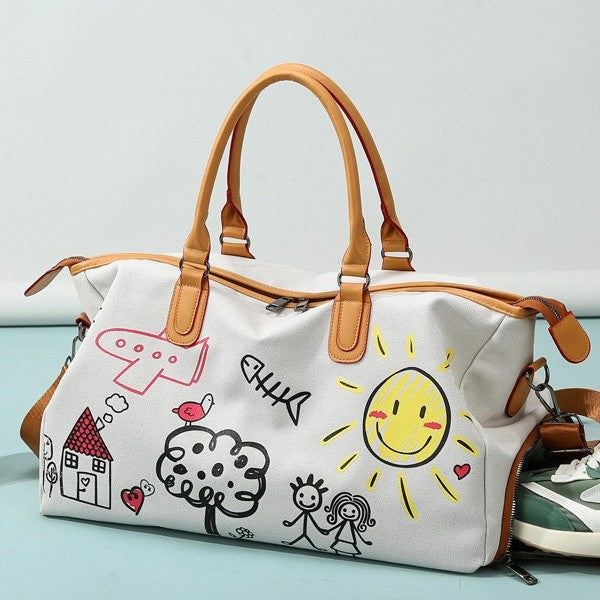 Artistic Print Travel Duffle Bag Kalsten