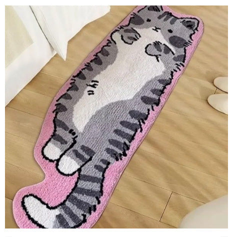Cute Cat-Themed Floor Mat