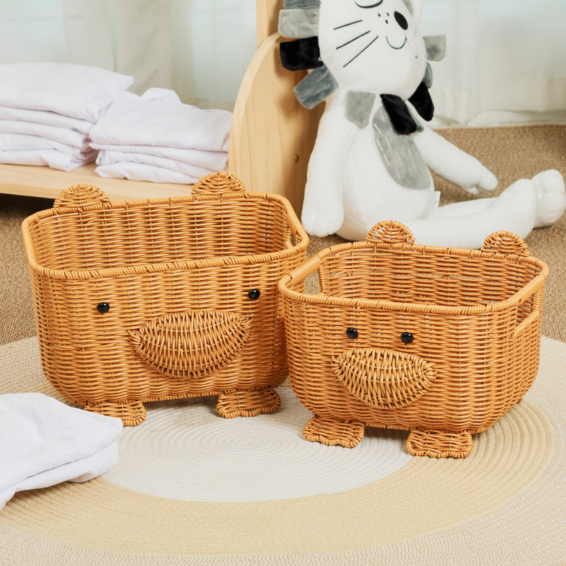 Decorative Animal-Themed Storage Basket Kalsten