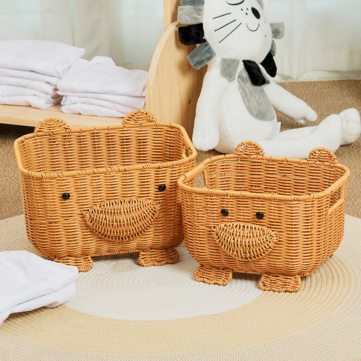 Decorative Animal-Themed Storage Basket Kalsten