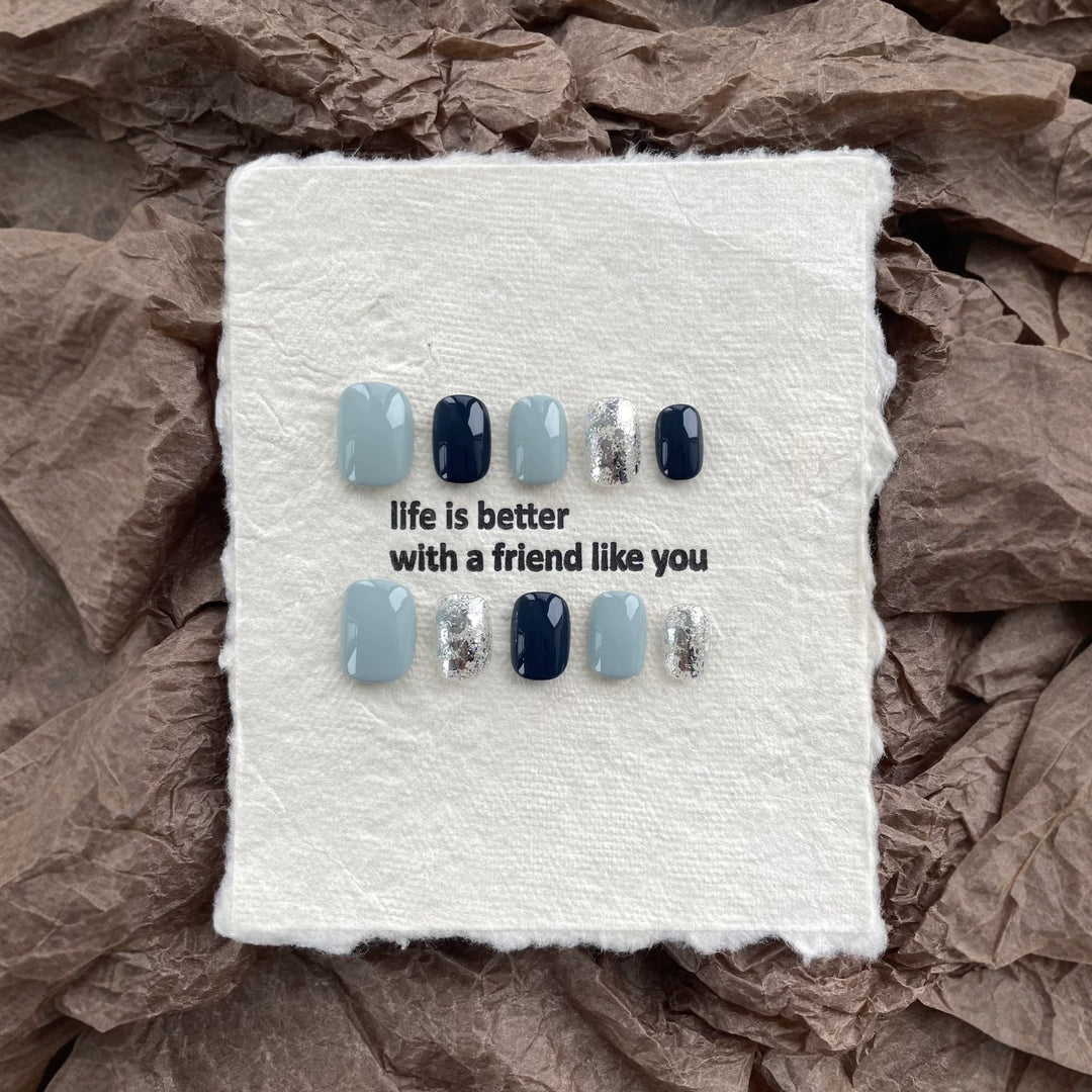 Artistic Press-On Nail Art Set