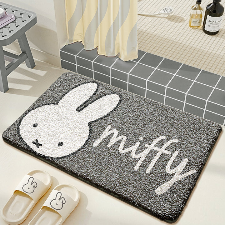 Cute Cartoon Bunny Bath Mat Kalsten