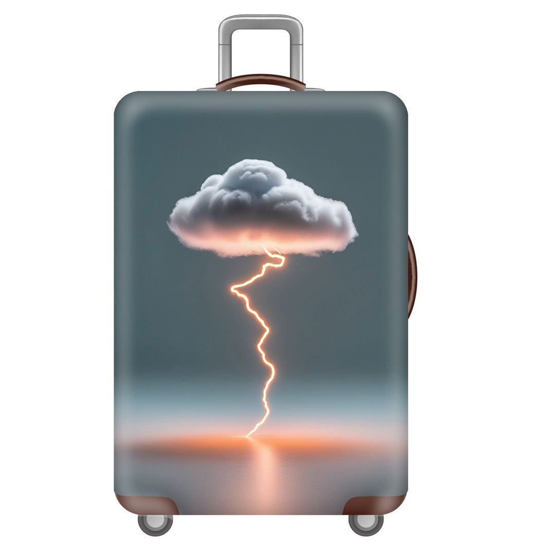 Unisex Hard Shell Suitcase with Inspiring Cityscape Kalsten