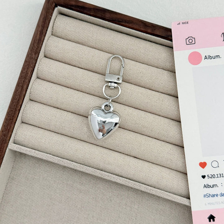 Heart-Shaped Clip-On Keychain Kalsten
