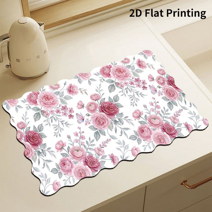 Checkered Kitchen Comfort Mat
