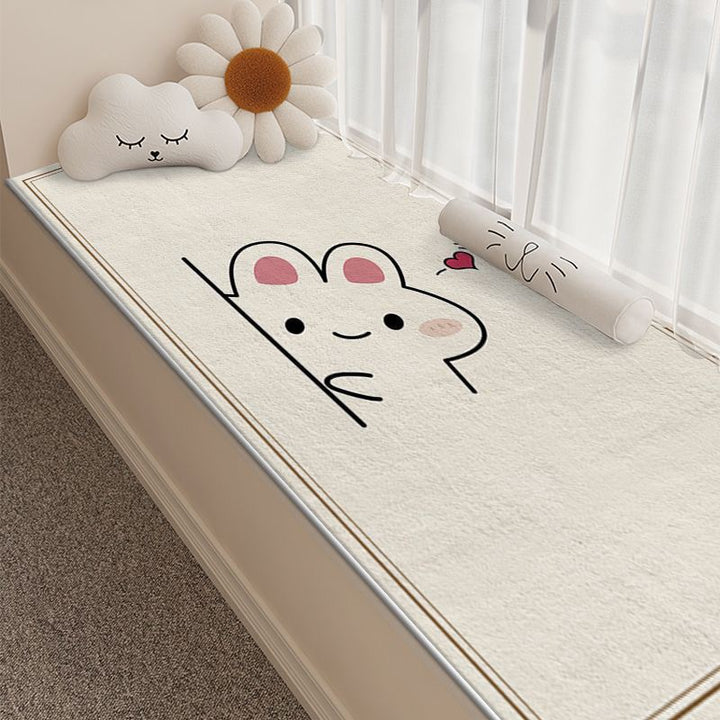 Cute Cartoon Animal Accent Rug